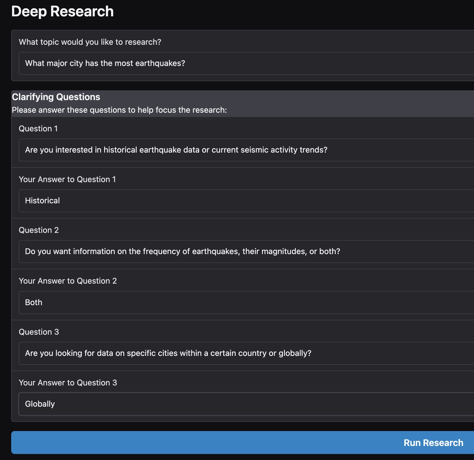 Deep Research Agent - AI/ML Project