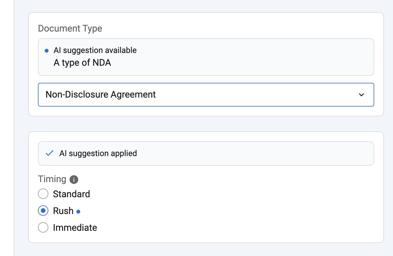 Document Type Classification and Rush Classification