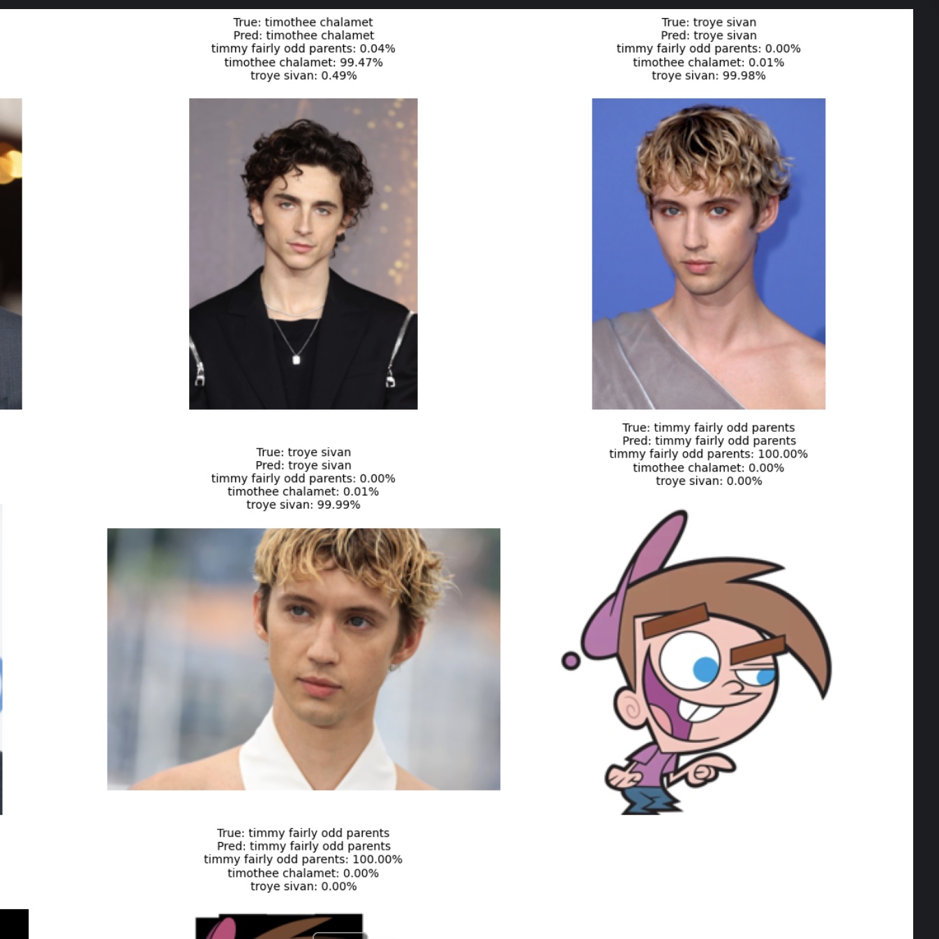 Timmy or Troye - Deep Learning Image Classifier - Engineering Project